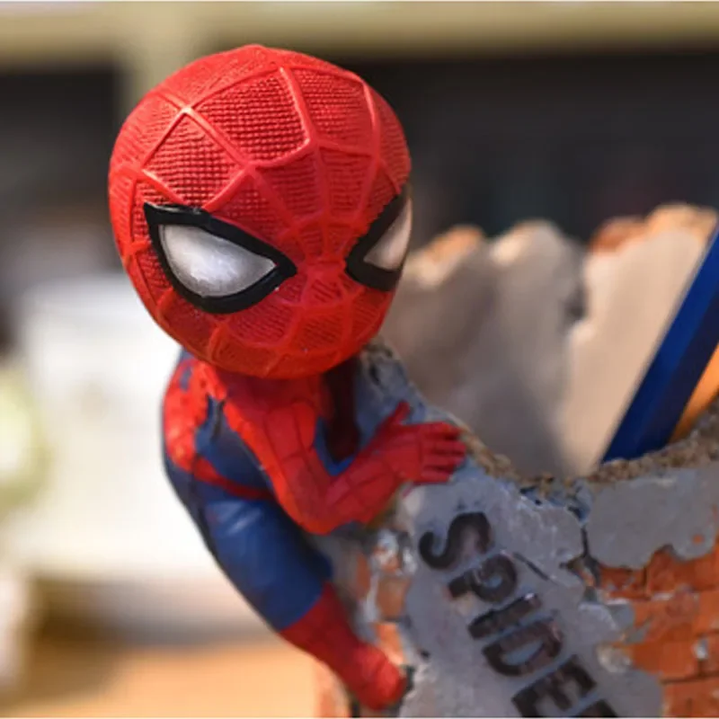 Держатель для ручек Человек-паук Marvel персонажи мультфильмов аниме настольное