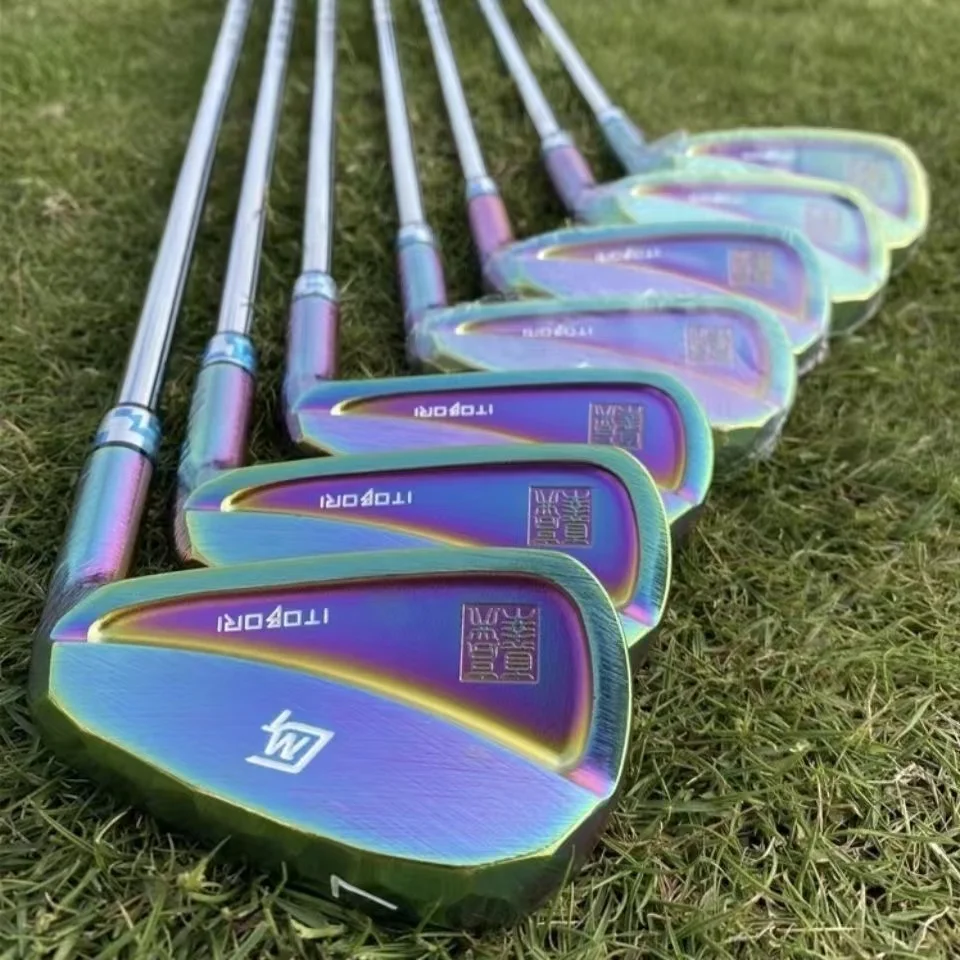 Мужские клюшки для гольфа ITOBORI Iron Set Rainbow Color 4 5 6 7 8 9 P со стальным/графитовым