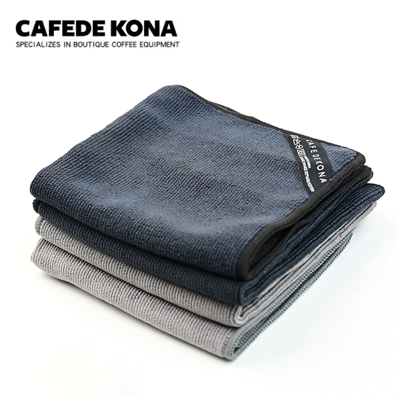 

Набор Из 4 Микрофибровых Полотенец Для Бариста, 30x30 См, Для Уборки На Кухне, Из Полиэстера И Нейлона, Трикотаж