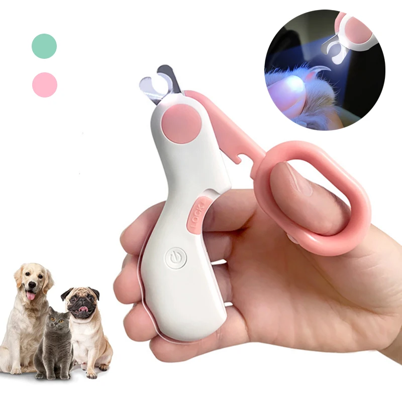 

Professional Dog Nail Clipper Cat Cutter with Light Pet Nail Clipper for Cat Dog Claw Scissors Nail Trimmer Animal Pet Products