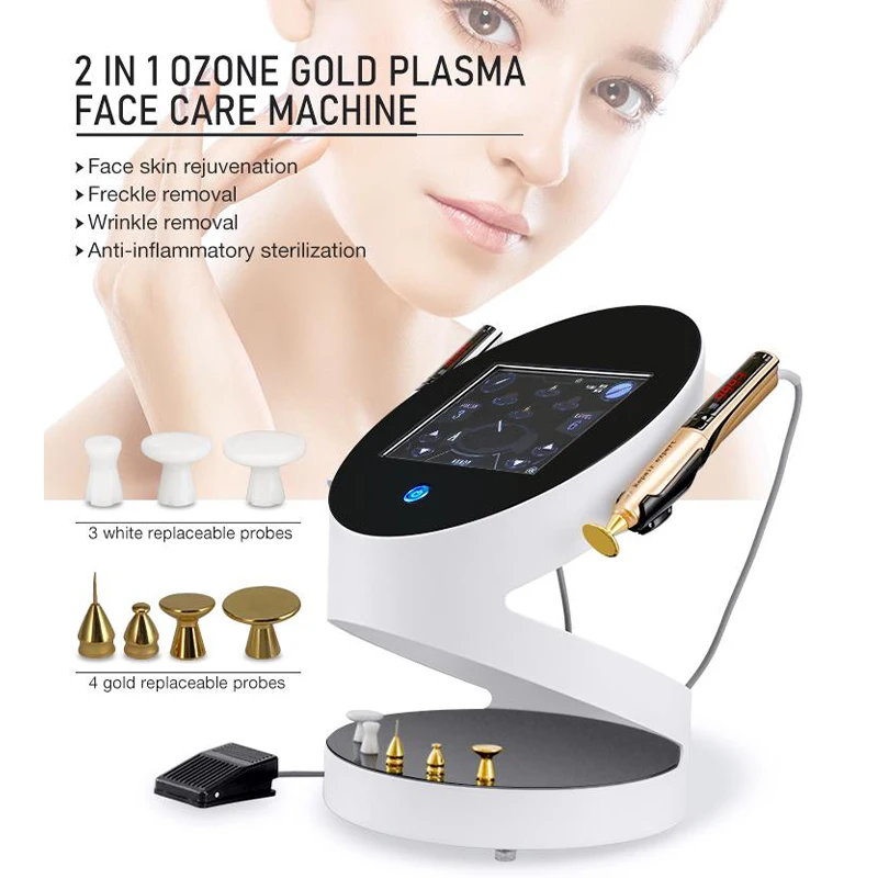 

Portable 2 In 1 Fibroblast Ozone Plasma Spot Mole Removal Skin Tightening Anti-wrinkle Anti-aging Machine Jet Plasma Pen