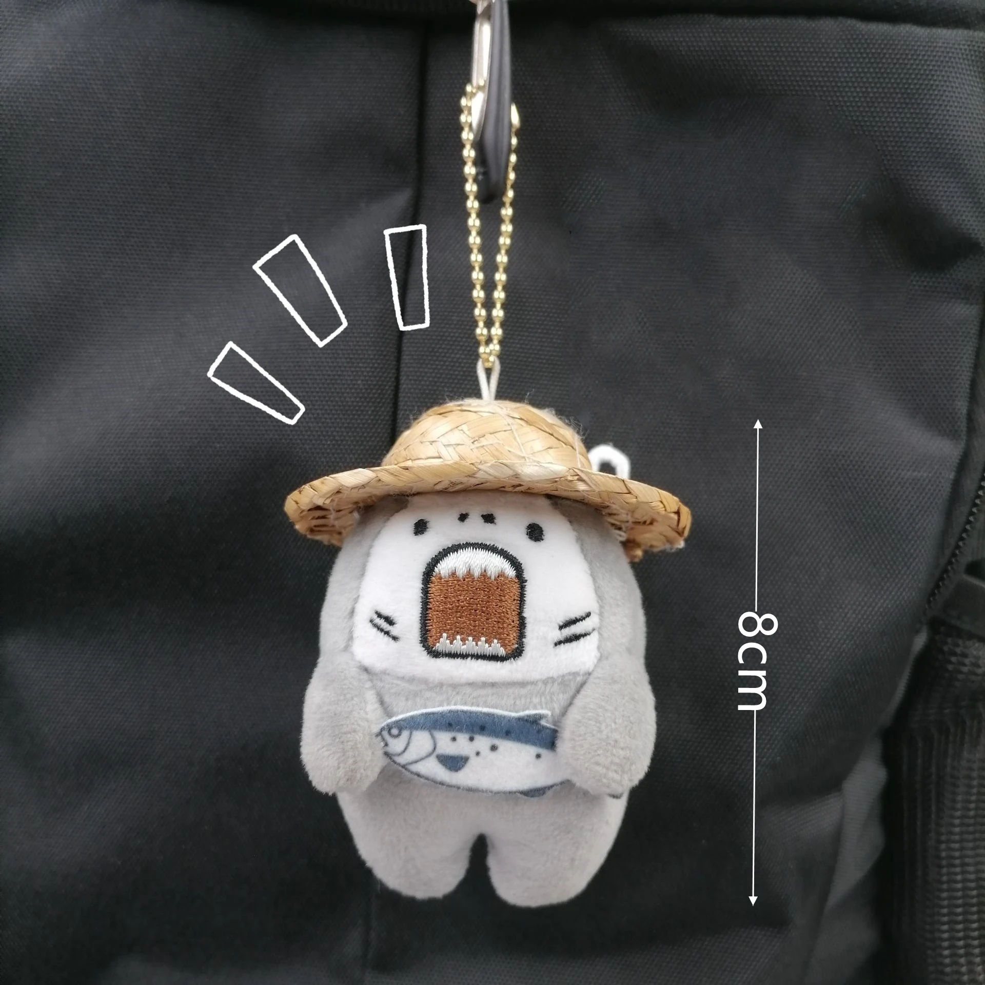 Милый Детский плюшевый брелок в виде акулы необычный с подвеской автомобиля для