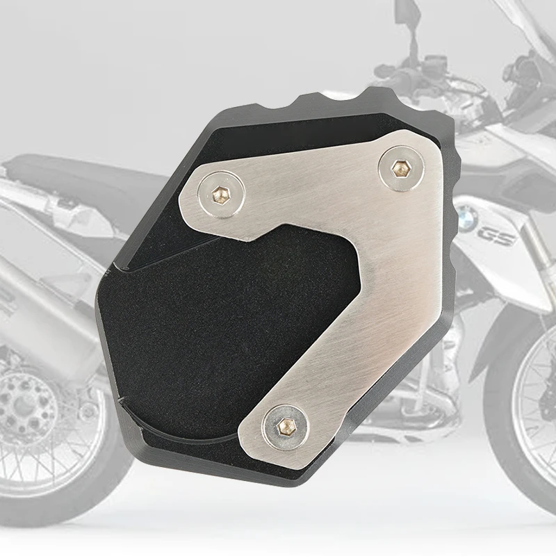 

Motorcycle Accessories Aluminum Side Stand Pad Extension Foot Plate Base for BMW R1200GS R1250GS LC ADVENTURE RALLYE