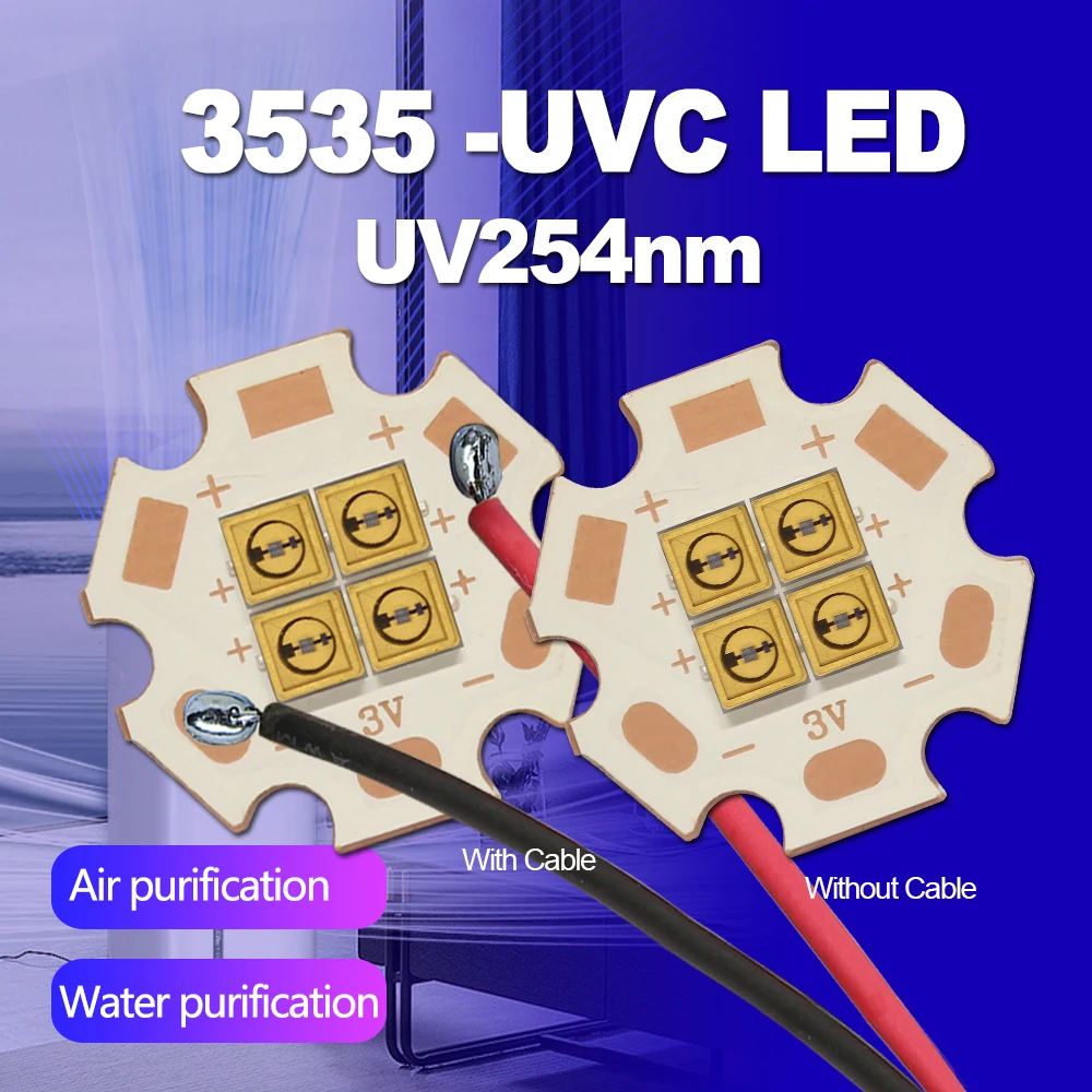 HotRed 254nm 4Chips LED UVC лампа | AliExpress