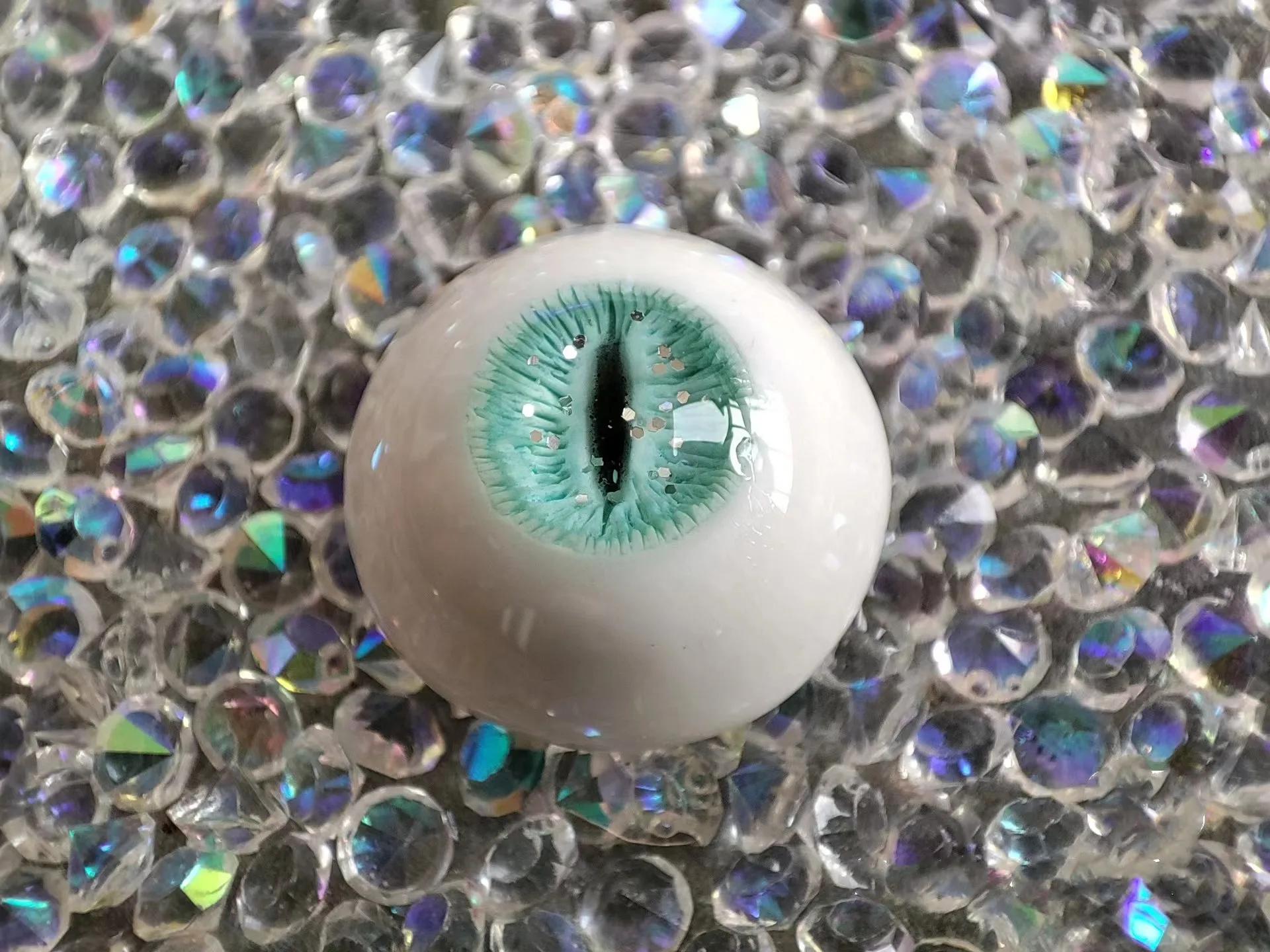 

Turquoise Animal Pupil OB11 Eyeball 10mm 12mm 14mm 16mm 18mm BJD Doll Eyes 1 Pair