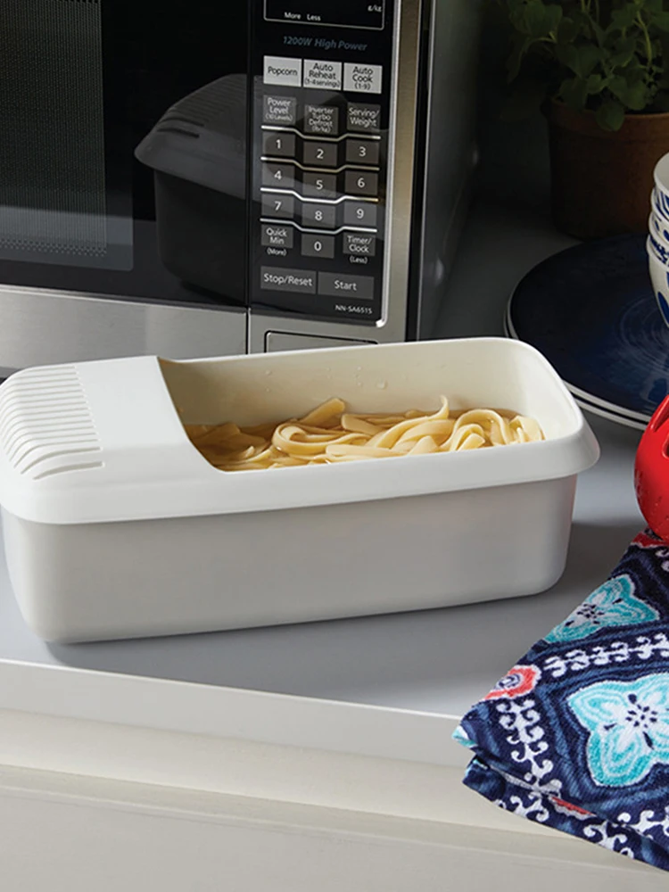 

Microwave Steamer Bowls Pasta Cooker With Straining System Microwaveable Spaghetti Cooker Steamer For Dorms Small Kitchens