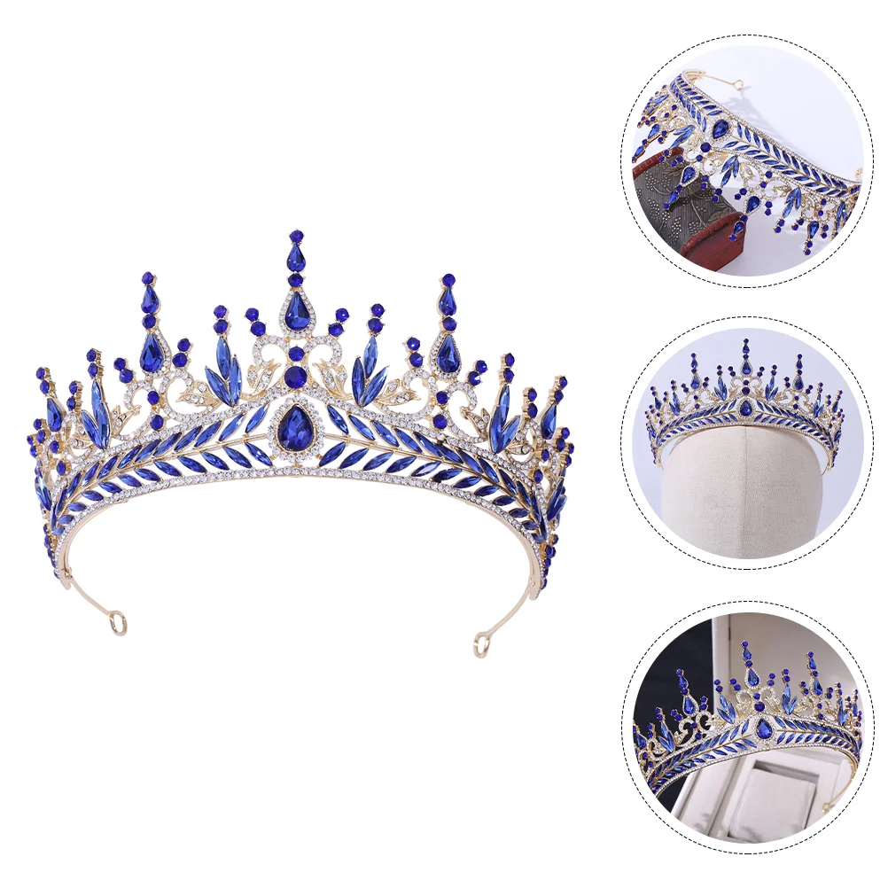 

Женская свадебная тиара, свадебная тиара с кристаллами, свадебные головные уборы в стиле барокко для выпускного вечера