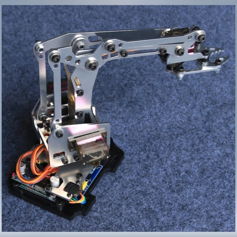 MeArm 4 DOF Robot Arm с MG90S металлическим сервоприводом для Arduino робототехники ручной