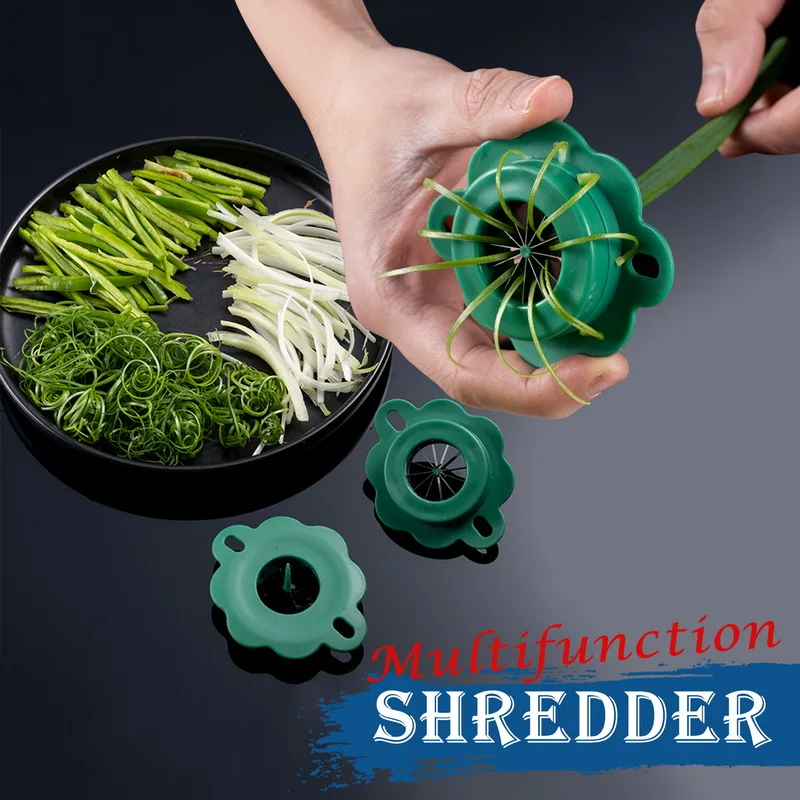 

Green Onion Easy Slicer Shredder Plum Blossom Cut Green Onion Wire Drawing Kitchen Superfine Vegetable Shredder
