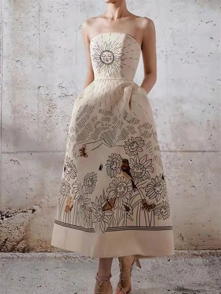 Женский пляжный сарафан с открытой спиной летнее подиумное сексуальное