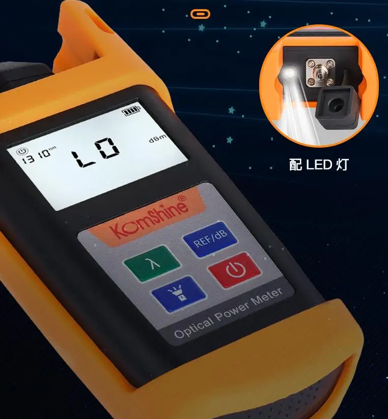 Used For Optical Fiber Cable Loss MeasurementKPM-25M Fiber Optical Handheld Test Tool Fiber Optic Power Meter KPM-25M OPM Tester