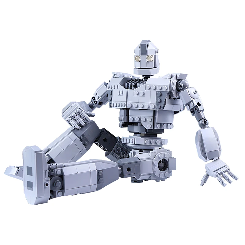 Фото Gobricks MOC механическая серия железный робот строительные блоки классический фильм гигантские кирпичи игровая игрушка сборная модель для подарков на день рождения №2