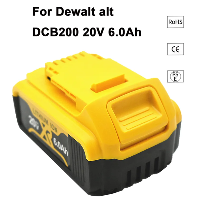 20 в 6 0 Ач макс. XR аккумулятор электроинструмент для DeWalt DCB184 DCB181 DCB182 DCB200 В 3 А 5 18 |