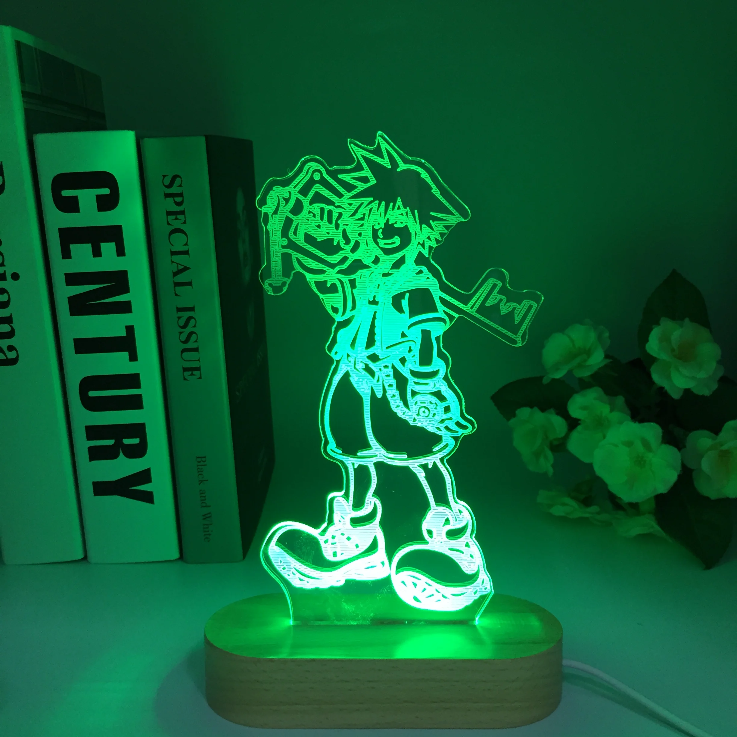 

Woooden 3D LED Lamp Anime My Hero Academia Shota Aizawa Light for Bedroom Decor Child Kids Birthday Gift Manga Aizawa Lamp
