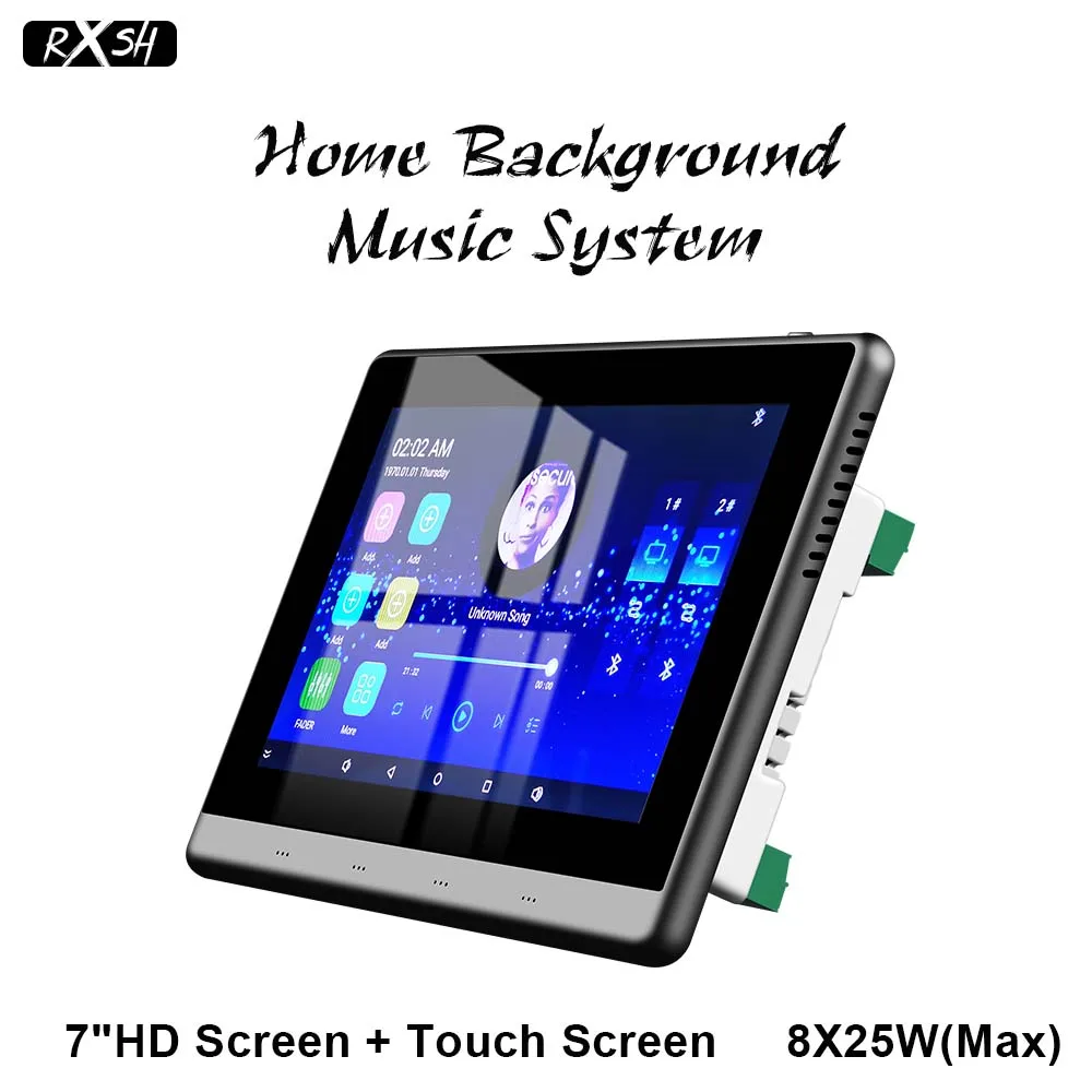 

Bluetooth-совместимый Wi-Fi беспроводной сенсорный экран настенный усилитель Android аудио потолочный динамик Умная Система домашнего кинотеатра полный комплект