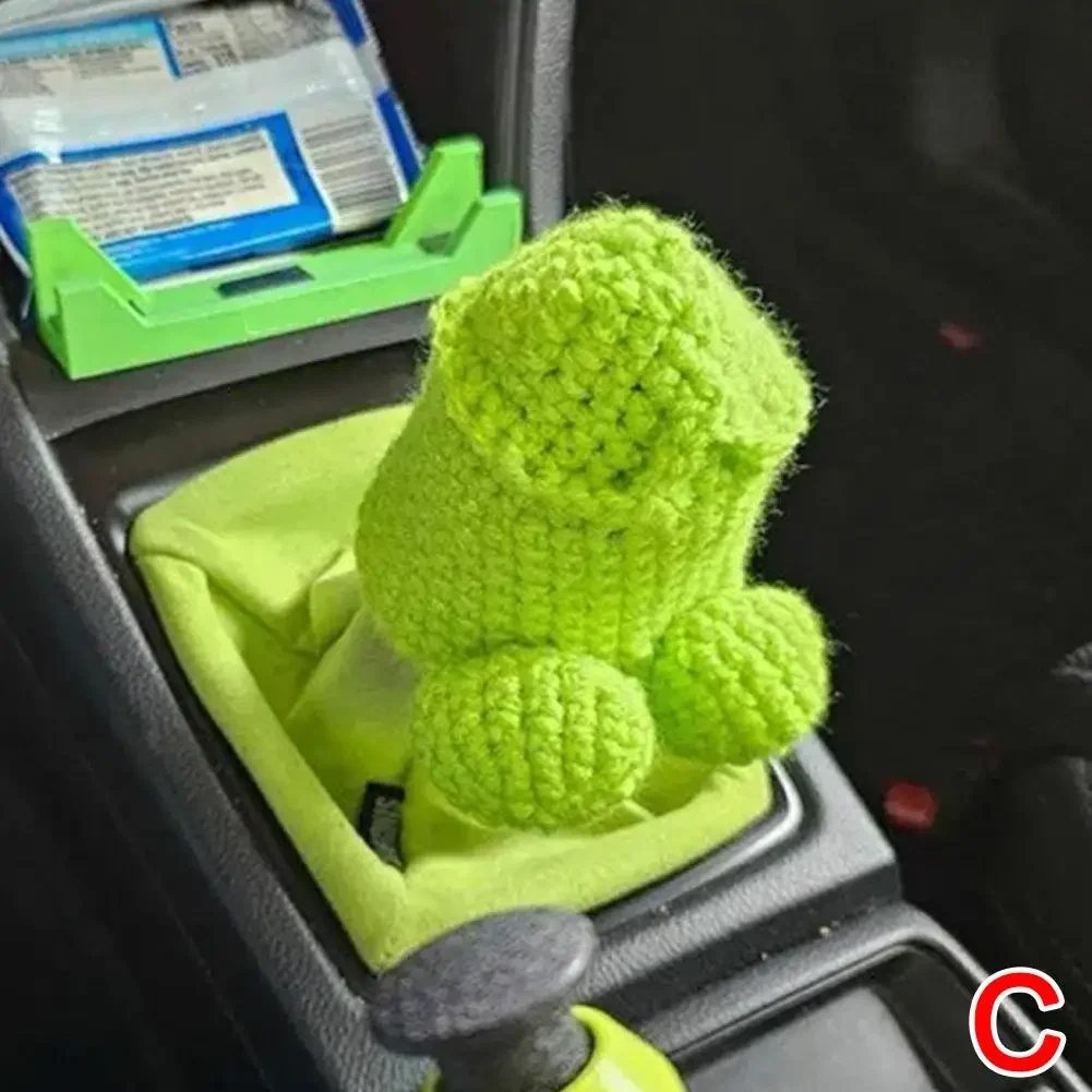 

Автомобильный чехол для рычага переключения передач, защитная форма для рычага петуха, свитер, ручка, украшение, рычаг переключения передач, трикотажная ручка J3G0