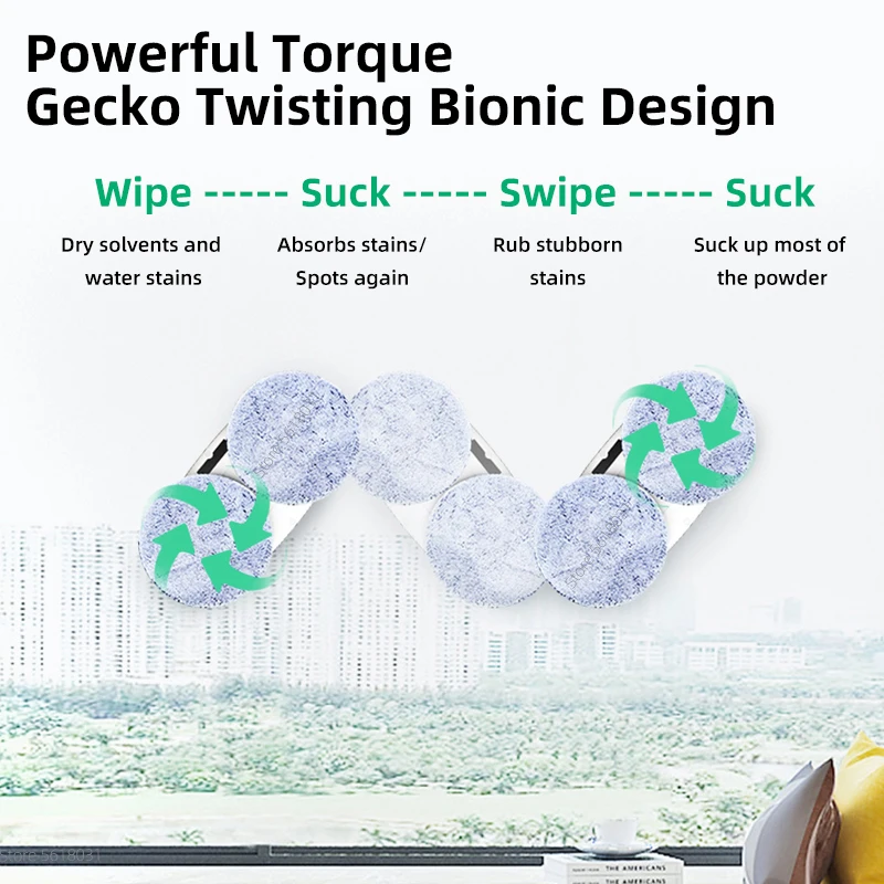 Робот для чистки окон HUTT DDC55 Электрический Пылесос Роботизированный