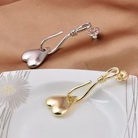 new love heart shape brooches for women suit men badge lovers metal jewelry gifts brooch pin anti exposure buckle accessories