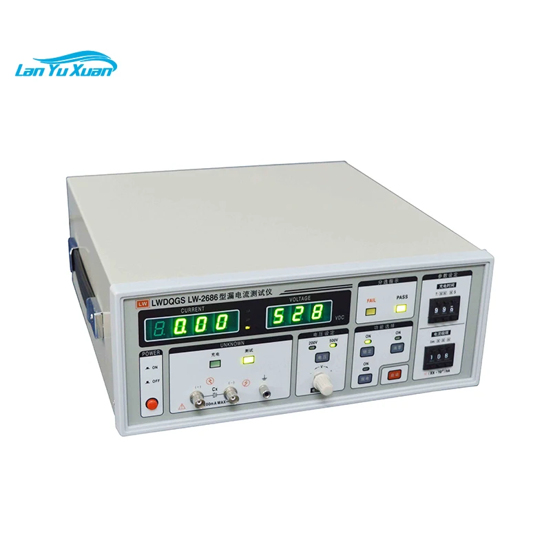 

LW-2686 High Precision Bench Electrolytic Capacitor Earth Leakage Tester