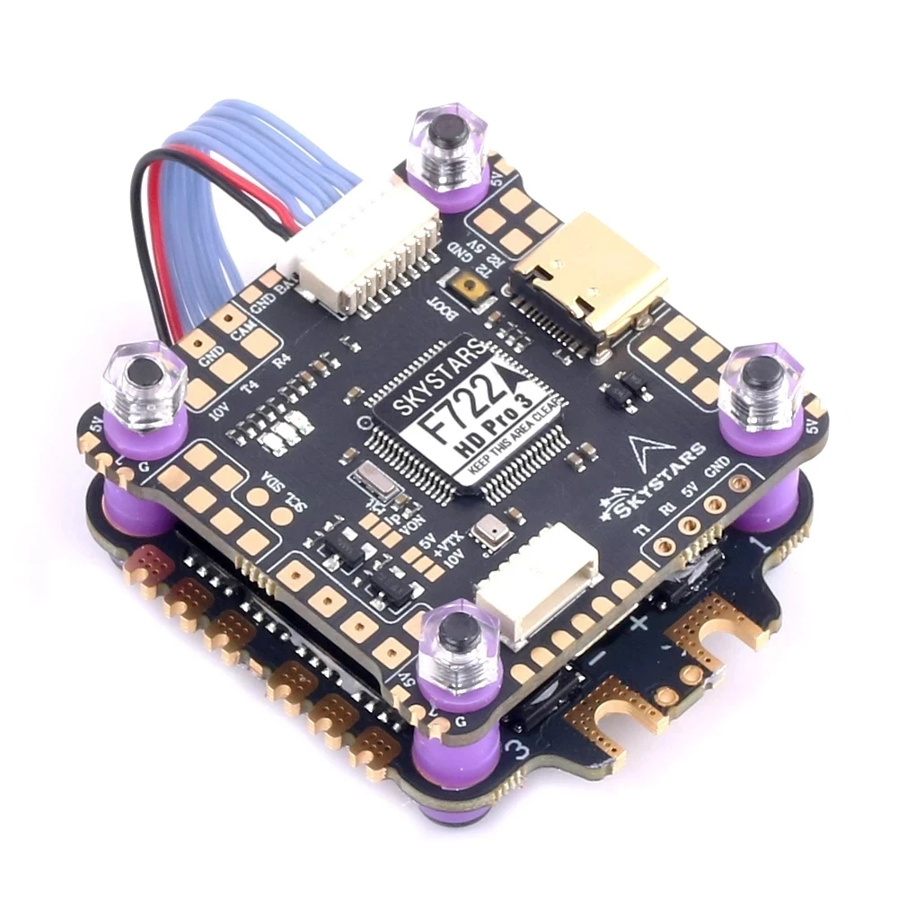 Skystars F722 HD PRO 3 + KO60 128K 60A 4in1 ESC