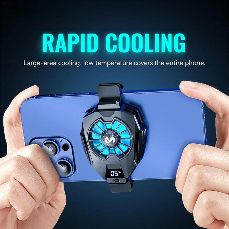 Memo Dl05 Кулер Для Телефона С Дисплеем Перезаряжаемый Полукондукторный Радиатор