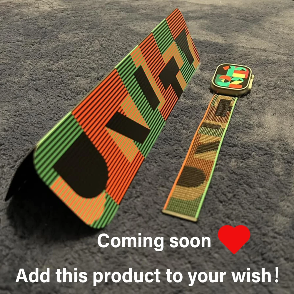 Ремешок нейлоновый для Apple Watch band 44 мм 40 49 41 42 спортивный браслет-петля iWatch Series ultra 5