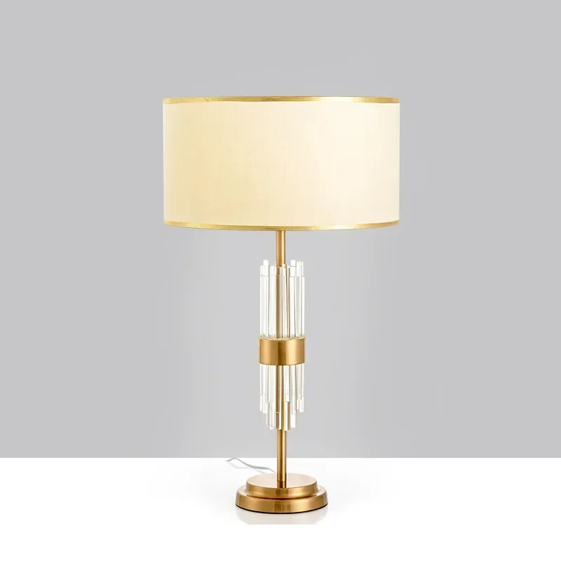 Современная простая хрустальная настольная лампа для гостиной спальни со