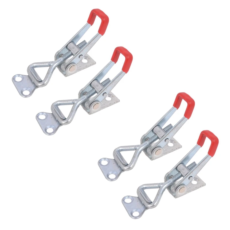 

4001 100Kg 220-Pound Shaped Lever Latch Toggle Clamp,4-Piece