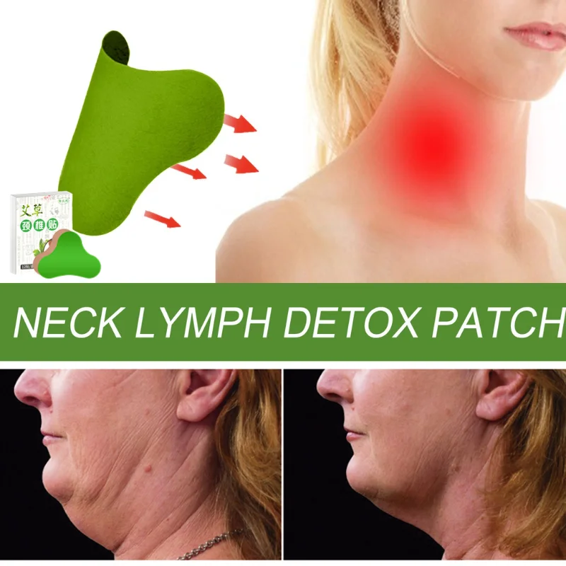 

12/24Pcs Neck Patch Pain Relief Lymph Detox Patch Neck Scattered Meridian Neck Care Natural Herbs Medical Plaster Health Care