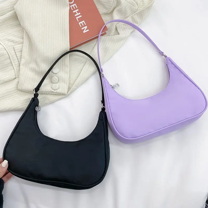 

Nylon Messenger Bag Women's Dumpling Bag Light Small Shoulder Bag Shoulder Bag Women Bag Lipstick Bag Satchels Purses Dame sacs