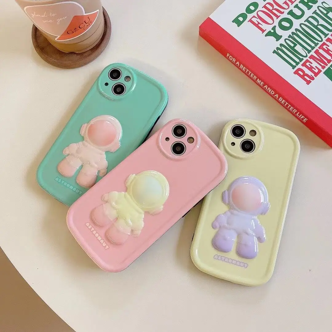 

Candy Color Spaceman Phone Case Cover for IPhone 14 Plus 11 12 13 14 Pro Max Shockproof Cases for IPhone 14 Pro Case