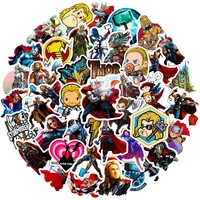 103050pcs marvel movies thor love and thunder stickers the avengers super hero decal skateboard laptop car sticker kid toy