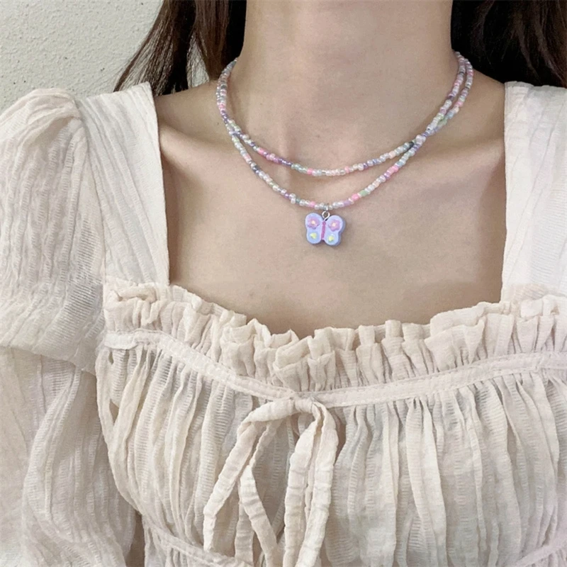 

Korean Fashion Choker Sweater Neck Chain Trend Jewelry Clavicle Chain