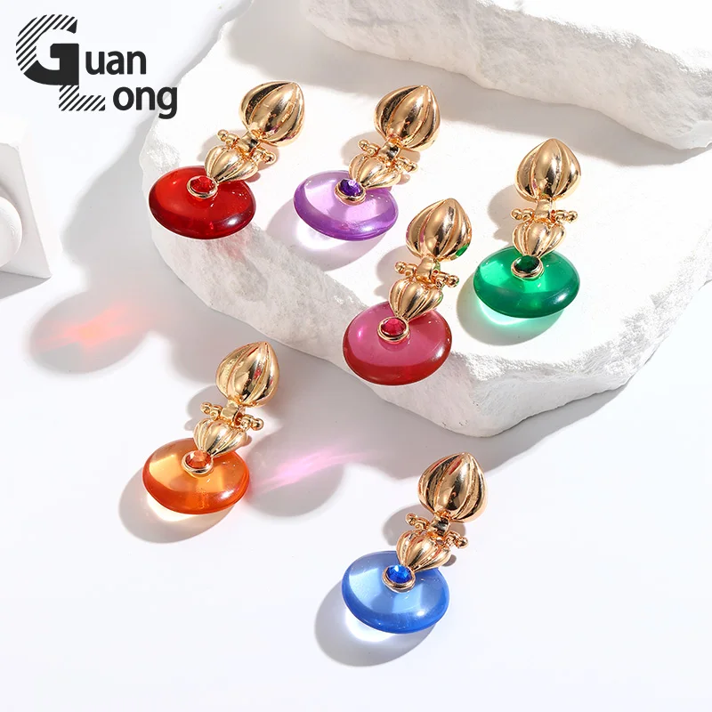 Винтажные висячие серьги GuanLong