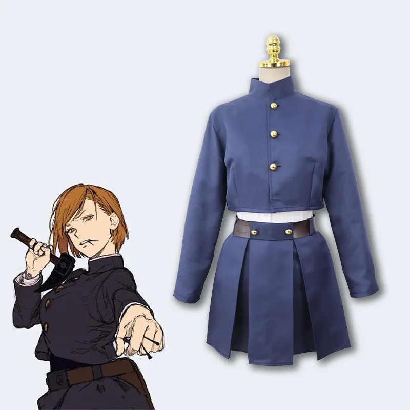 

Anime Jujutsu Kaisen Yuji Itadori Nobara Kugisaki Megumi Fushiguro Ryomen Sukuna Kimono Uniform Cosplay Costume