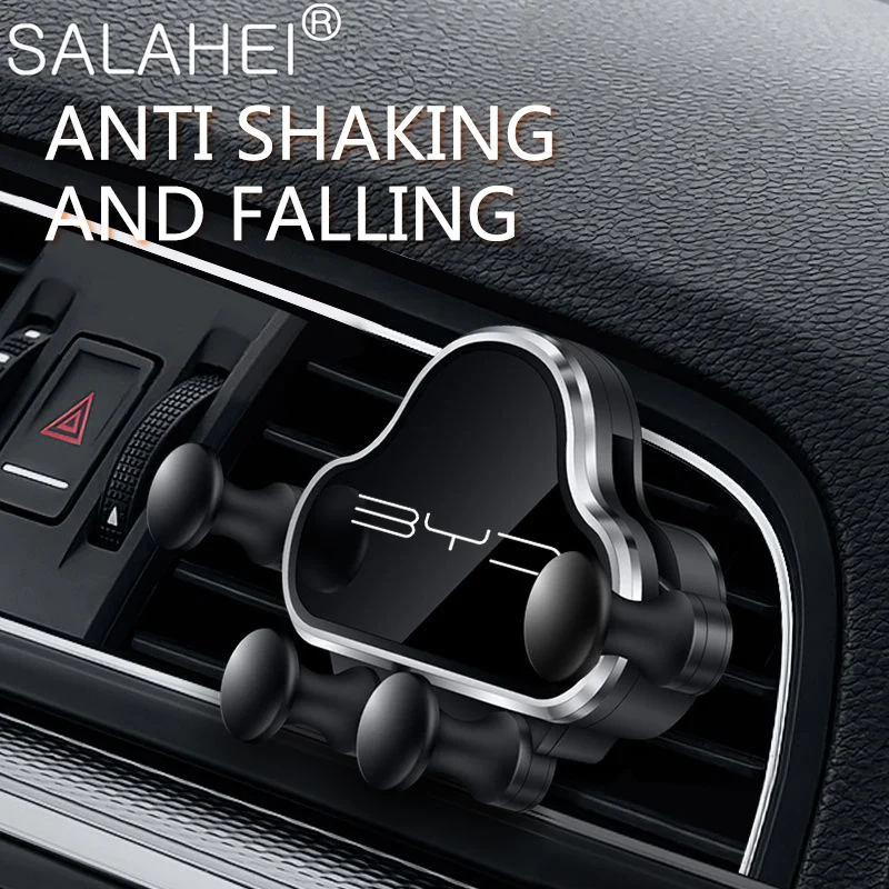 

Car Styling Adjustable GPS Phone Holder For BYD Atto 3 Yuan Plus 2022 2023 Song PLUSDM-i Qin Tang EV F3 Auto Interior Accessory