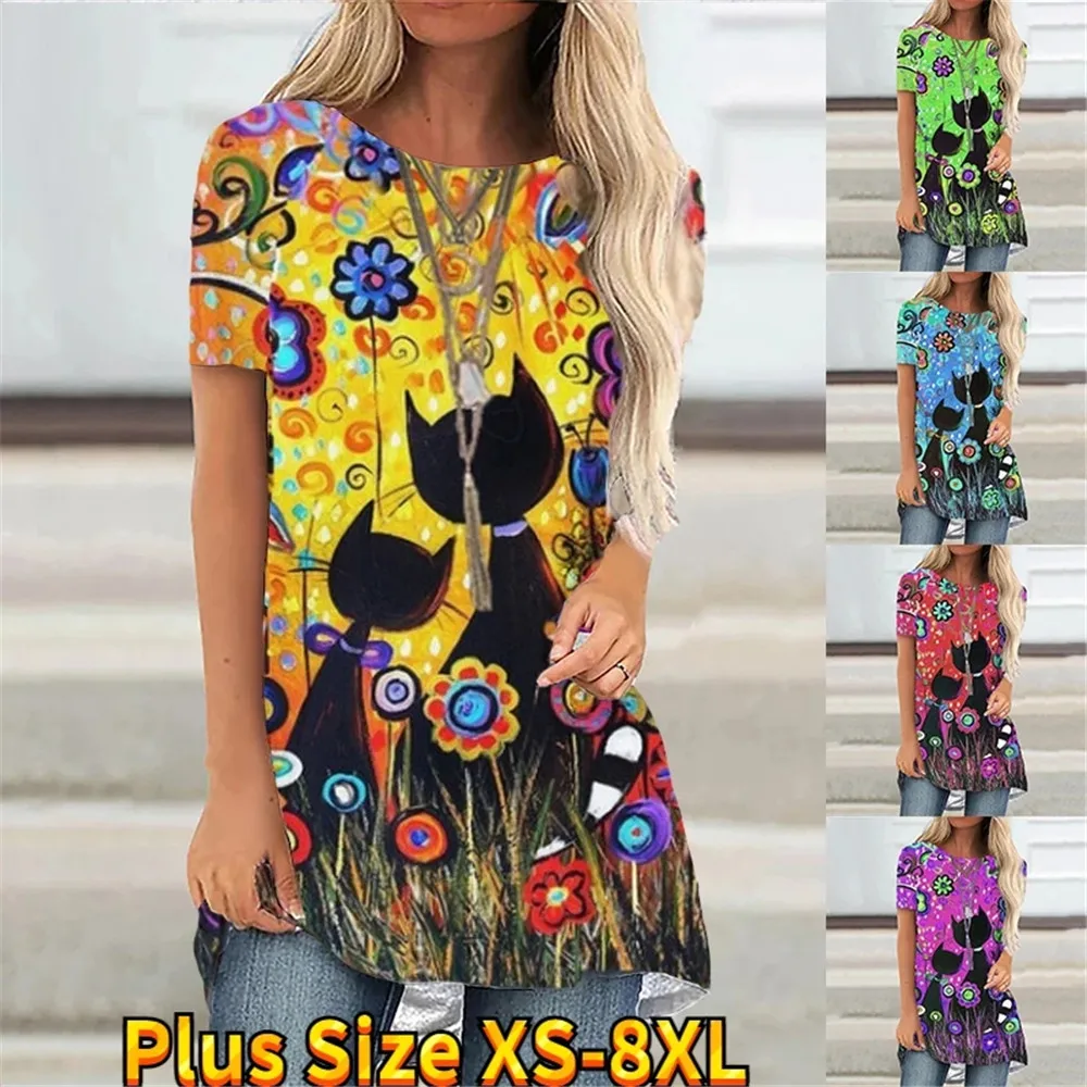 

Женская футболка с коротким рукавом реглан, с принтом