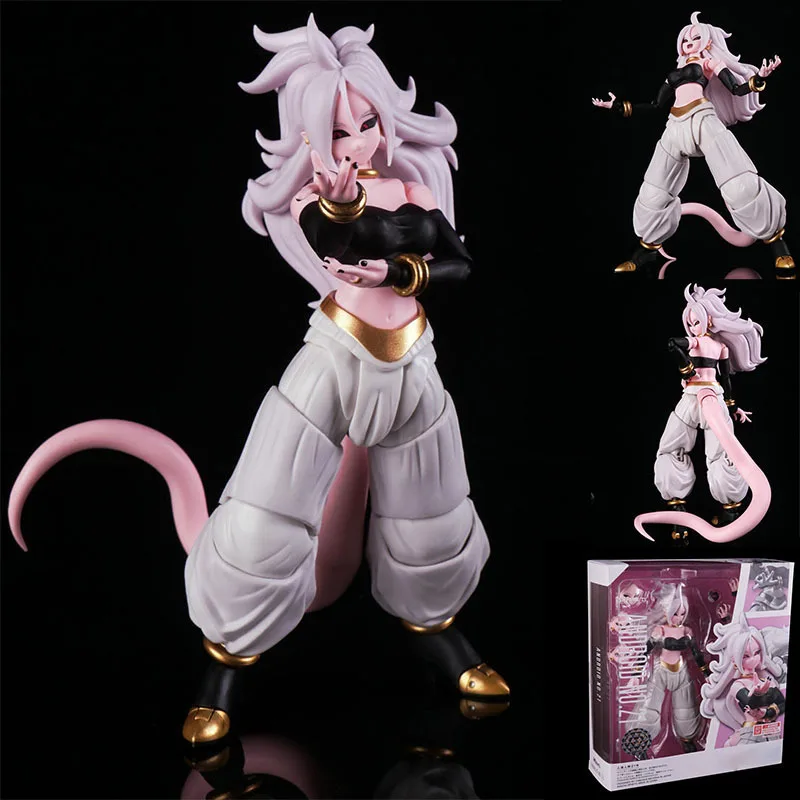 

Movable Doll Female Boo Hand-made Model Gift Box Japanese Animation Dragonballz Anime Figure Unisex Vinyl Doll