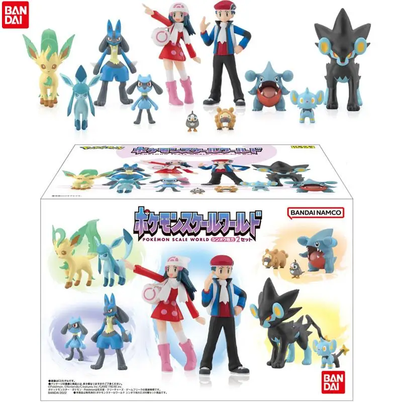 

Оригинальная Bandai Pokemon Scale World 1/20 Sinnoh Set 02 Luxray Lucario Аниме Фигурка экшн-модель коллекционные игрушки в подарок