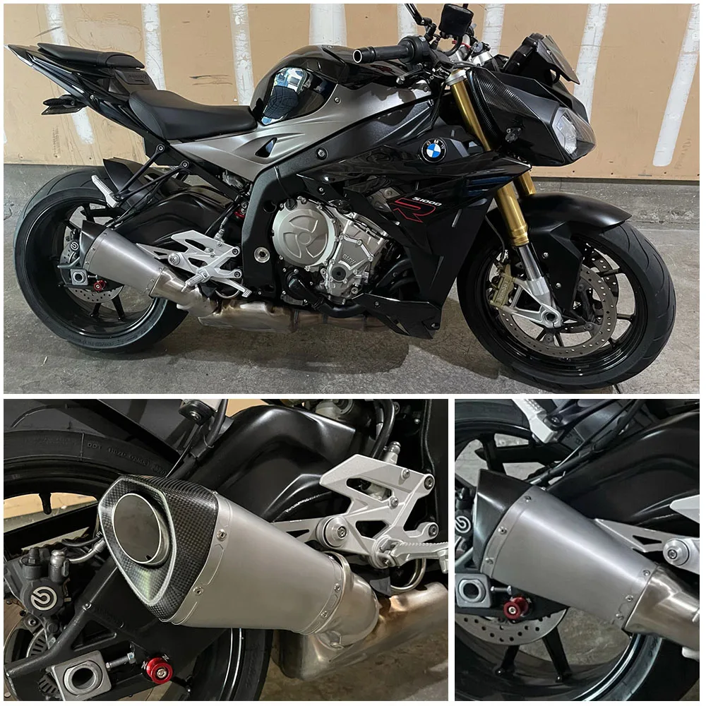 BMW S1000R/S1000RR 2010-2016 Мотоциклетный Глушитель Из Нержавеющей Стали С Углеродным