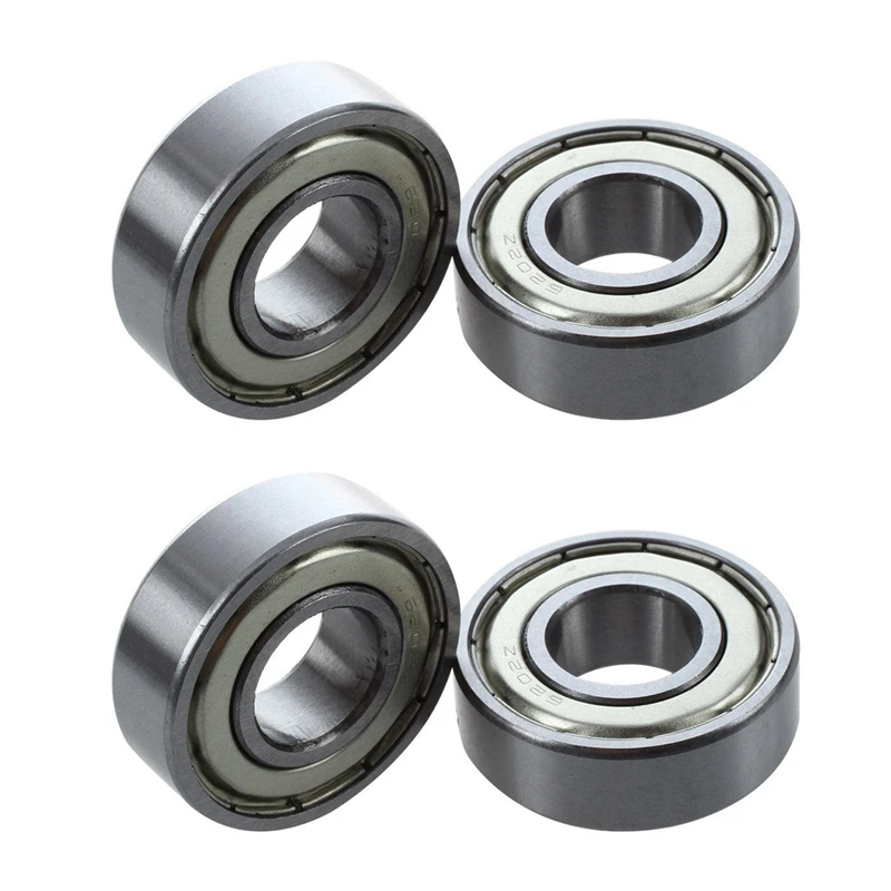 

2X 6202Z Dual Metal Pair Deep Groove Radial Ball Bearing 15 X 35 X 11Mm