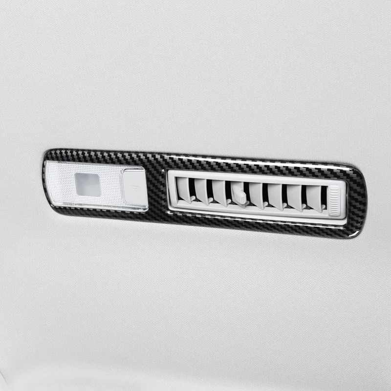 

Car Roof Air Vent Trim Frame For Toyota Highlander XU70 Kluger 2020-2022 Reading Light Frame Cover Sticker Decoration Accessorie
