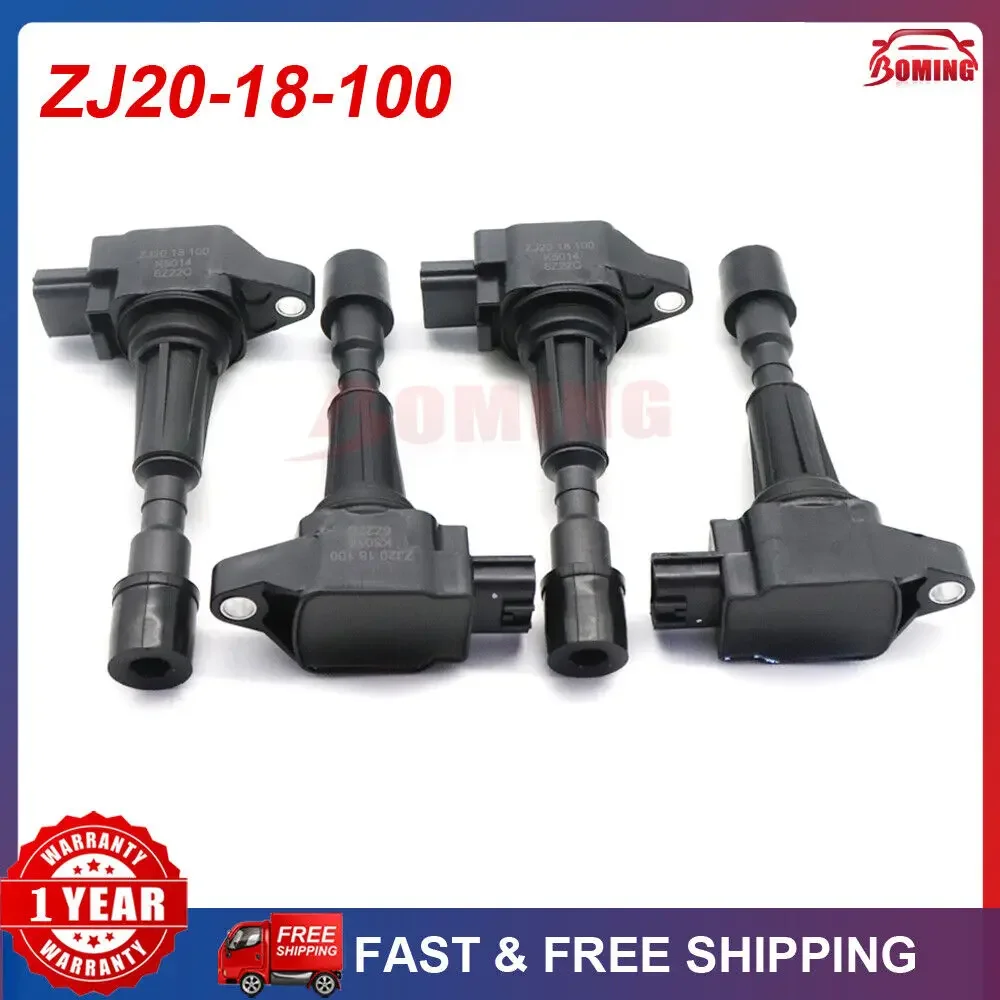 Автомобильная новая катушка зажигания ZJ20-18-100A для Mazda 2 1.5L-L4 3 1.4L 1.6L 2011-2015 ZJ20-18-100 ZJ