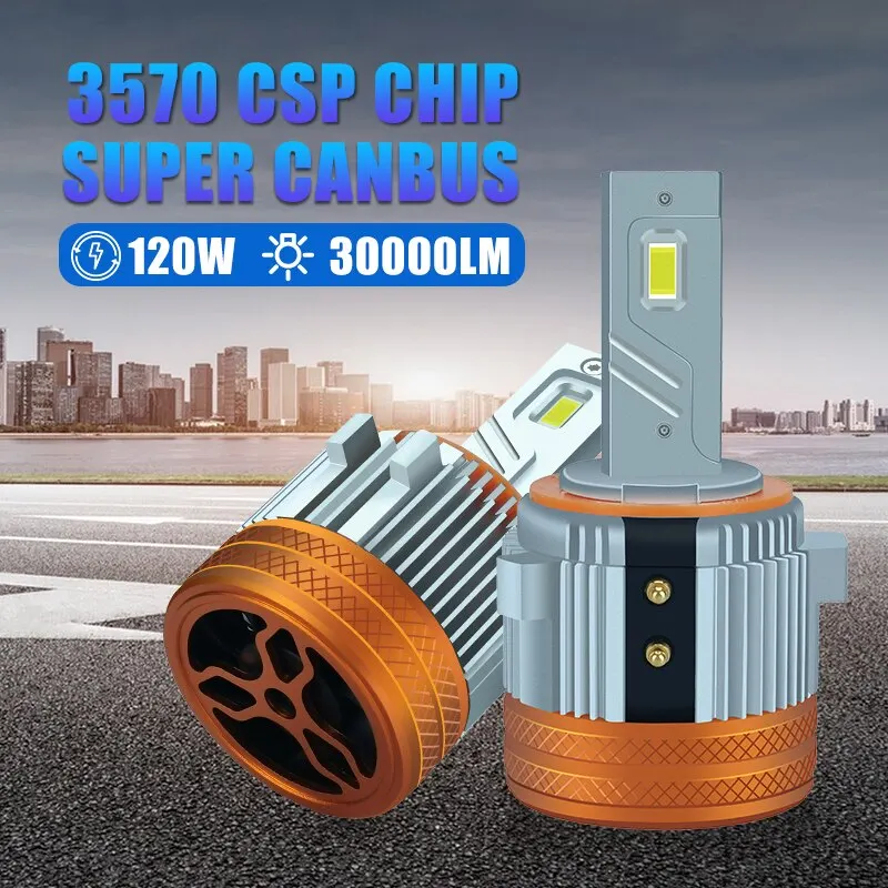 Светодиодные фары Carshark 2 шт. H7 120 Вт Canbus Plug-And-Play Csp лм