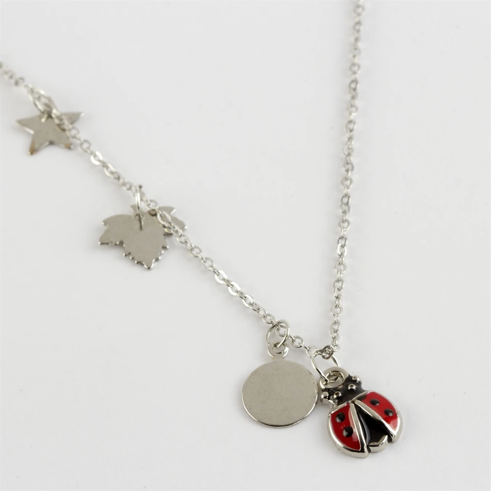 

Ladybug figured luck necklace