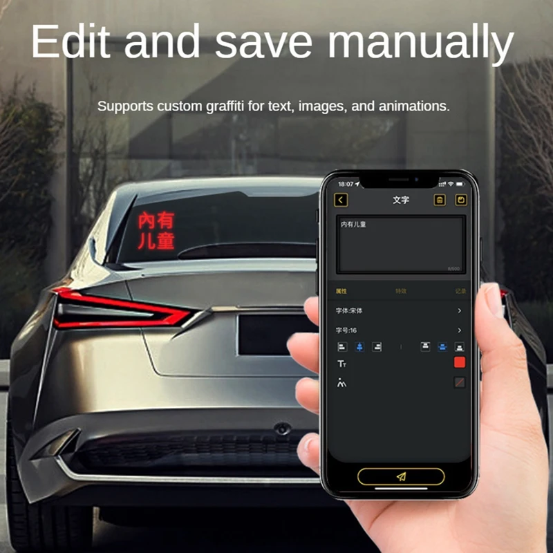 HD 64X6 4 светодиодный панель экрана на автомобильном цветном освещении показать