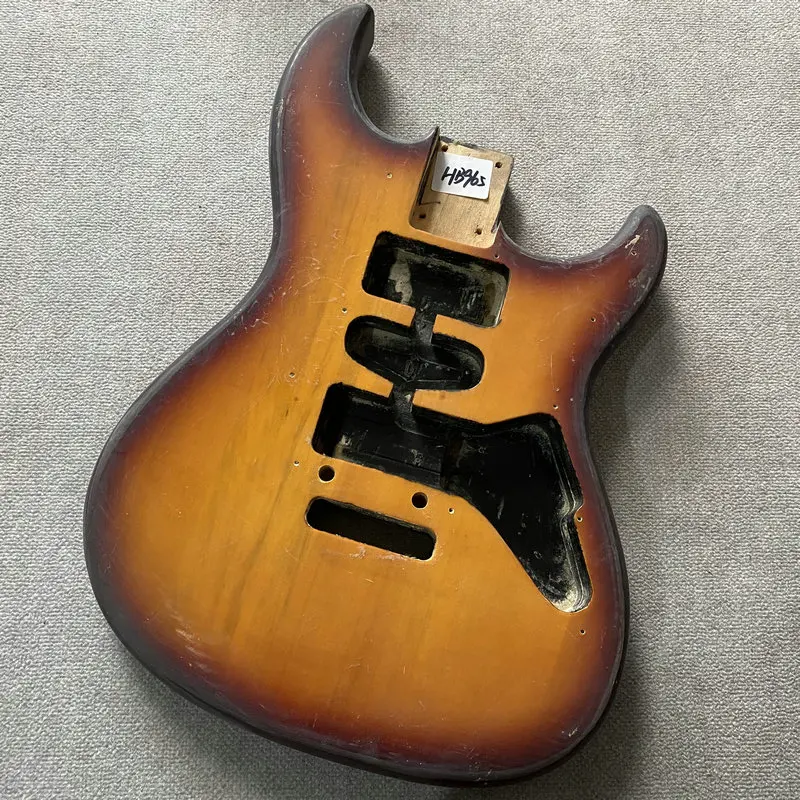 Корпус гитары ST из массива дерева HB965 Sunburst 2 поворота тремоло и мосты с