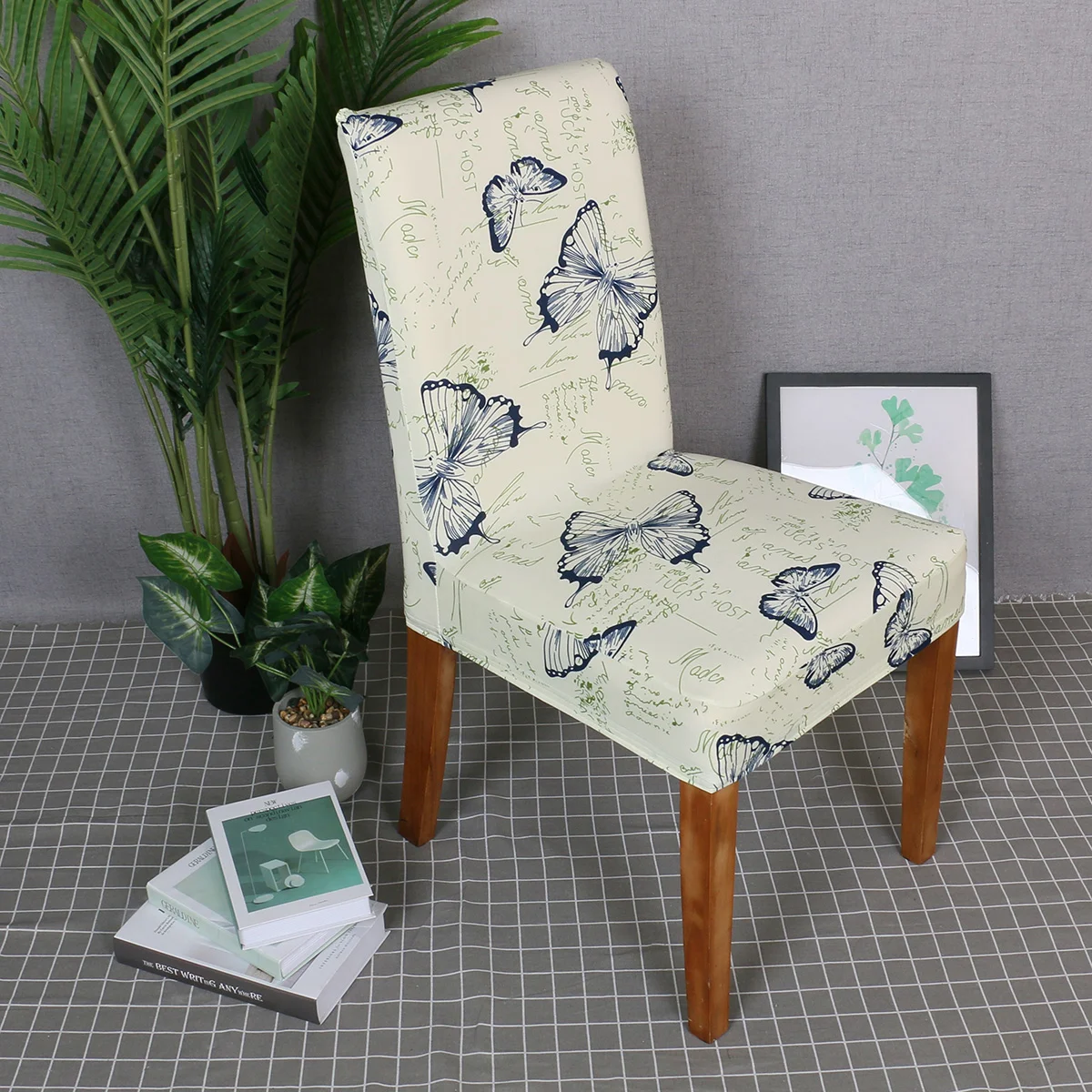 

Dining Chair Covers Printing Stretch Chair Protector Chair Slipcover for Restaurant Hotel Wedding Party ( Colorful Flying )