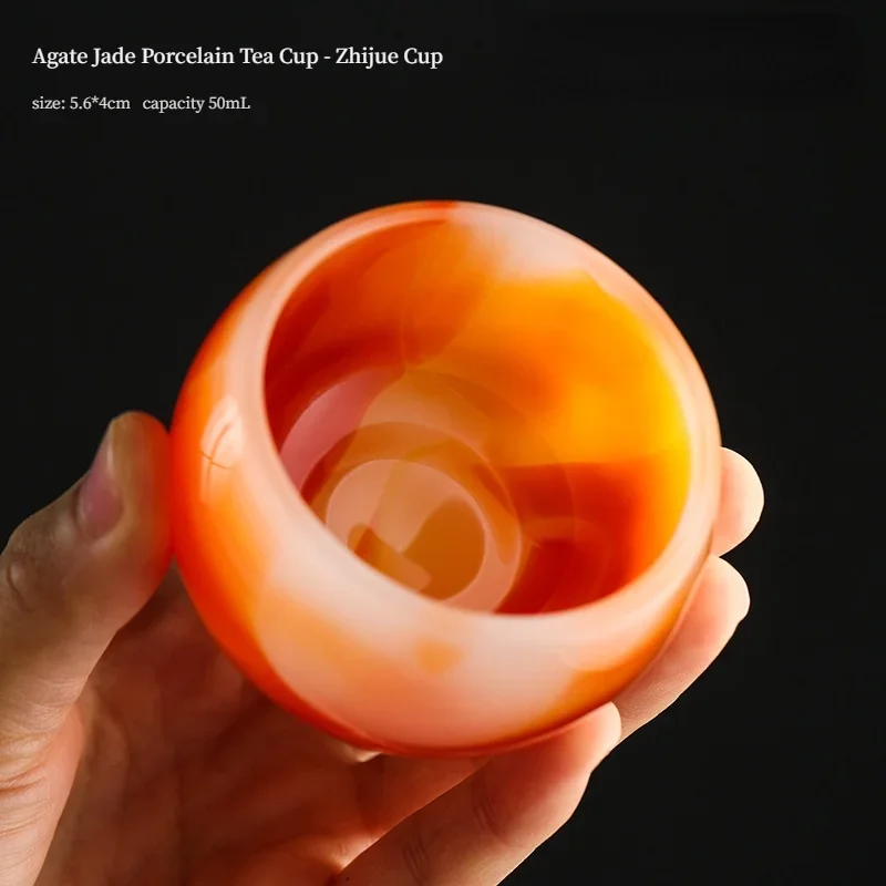 Чашки из агата и нефрита OIMG