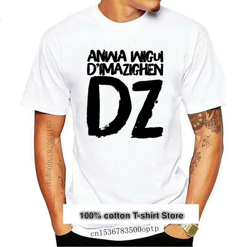 

Camiseta de tirón para hombre y mujer, camisa con imagen de Les kabyles DZ